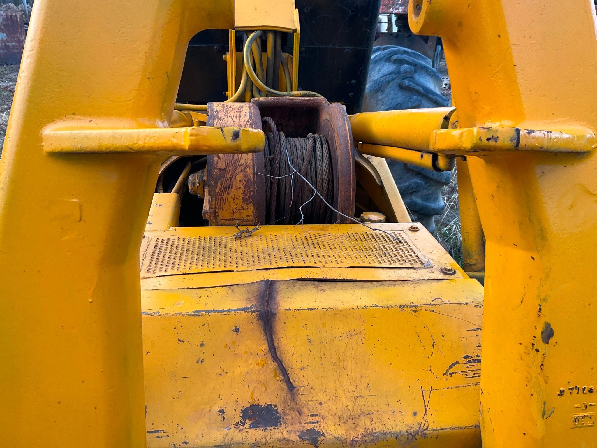 (INV50016) John Deere Model 740A Grabble Skidder With Winch