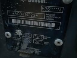 (INV50100) 2011 Bobcat Model E35 Mini Excavator Hydraulic Thumb and Auxiliary Hydraulics