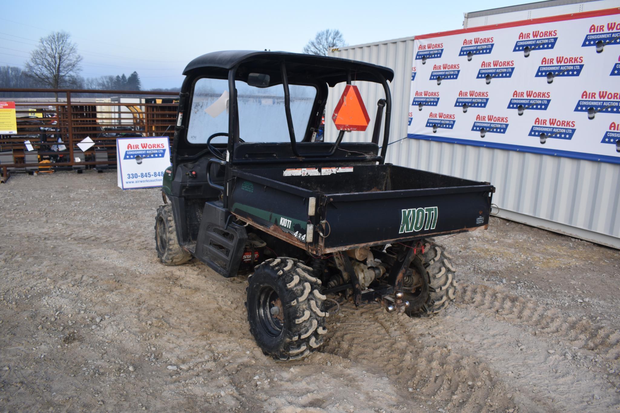 (INV801) Kioti Mechron 2200 Utility Vehicle, 2,029 hrs,