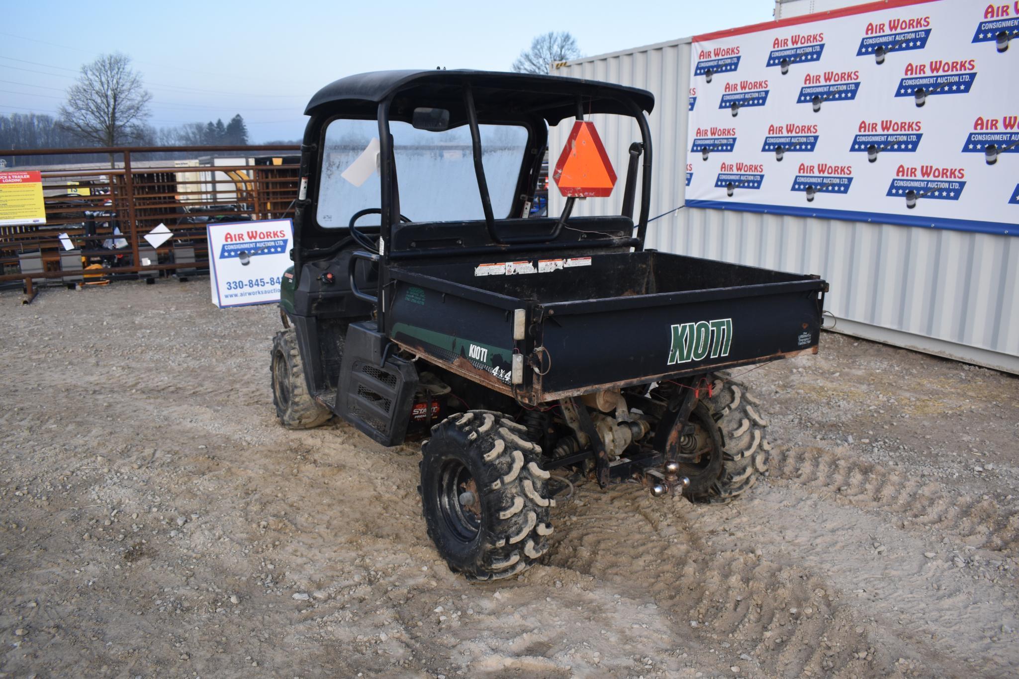 (INV801) Kioti Mechron 2200 Utility Vehicle, 2,029 hrs,