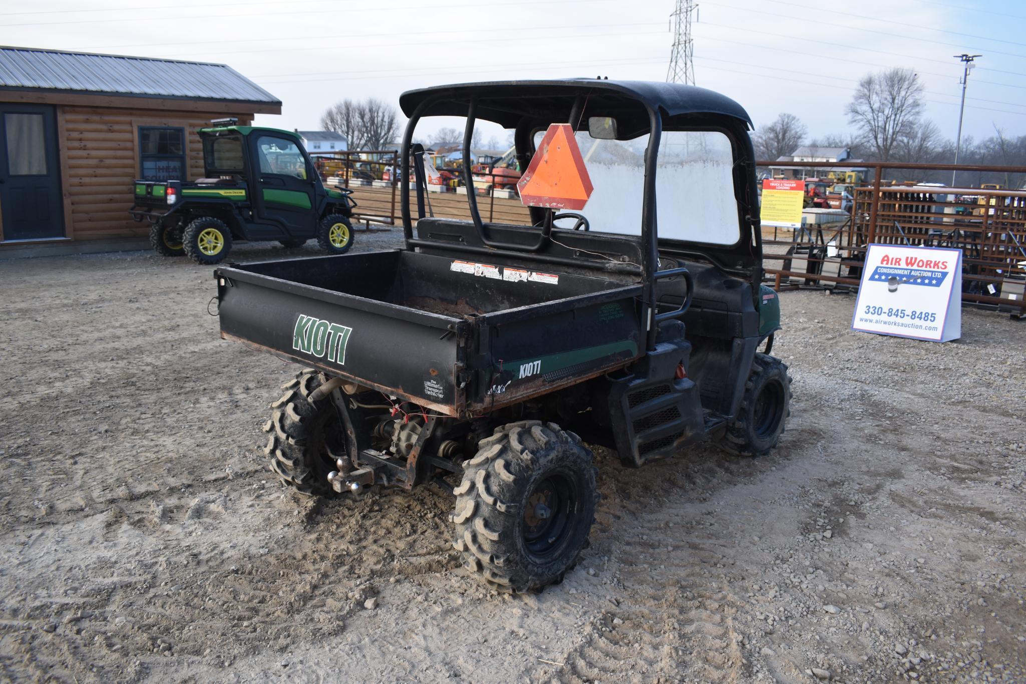 (INV801) Kioti Mechron 2200 Utility Vehicle, 2,029 hrs,