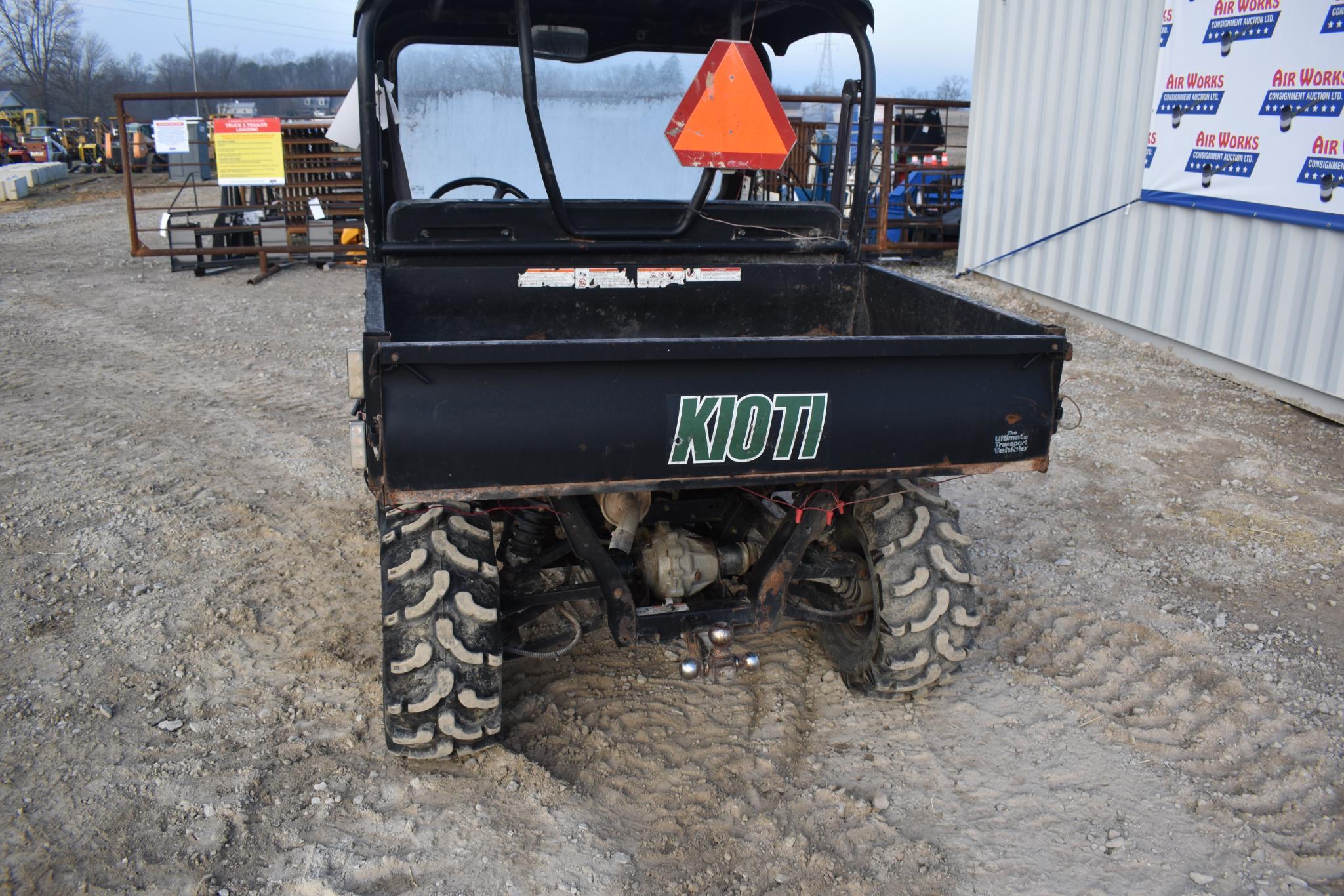 (INV801) Kioti Mechron 2200 Utility Vehicle, 2,029 hrs,