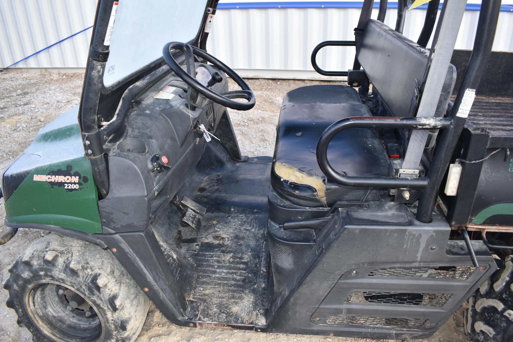 (INV801) Kioti Mechron 2200 Utility Vehicle, 2,029 hrs,