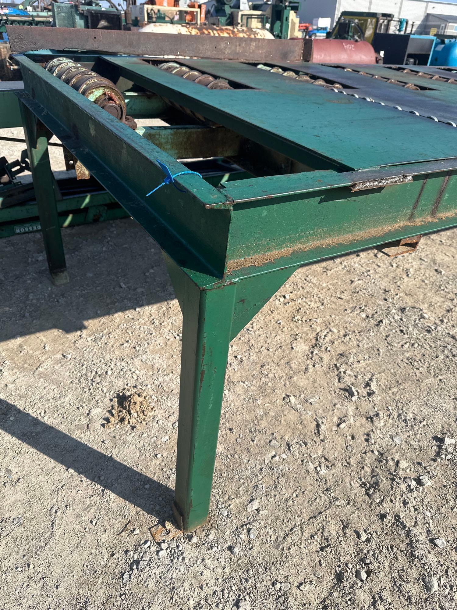Rollcase 5' X 12' table w rollcase /skate rolls