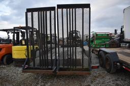 (INV637) Super Trac, Tandem Axle Trailer 18ft. w/ 2 ft. dove, 6ft. ramps,