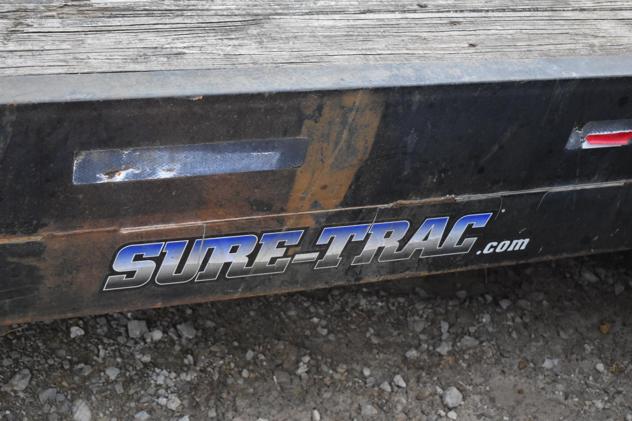 (INV637) Super Trac, Tandem Axle Trailer 18ft. w/ 2 ft. dove, 6ft. ramps,