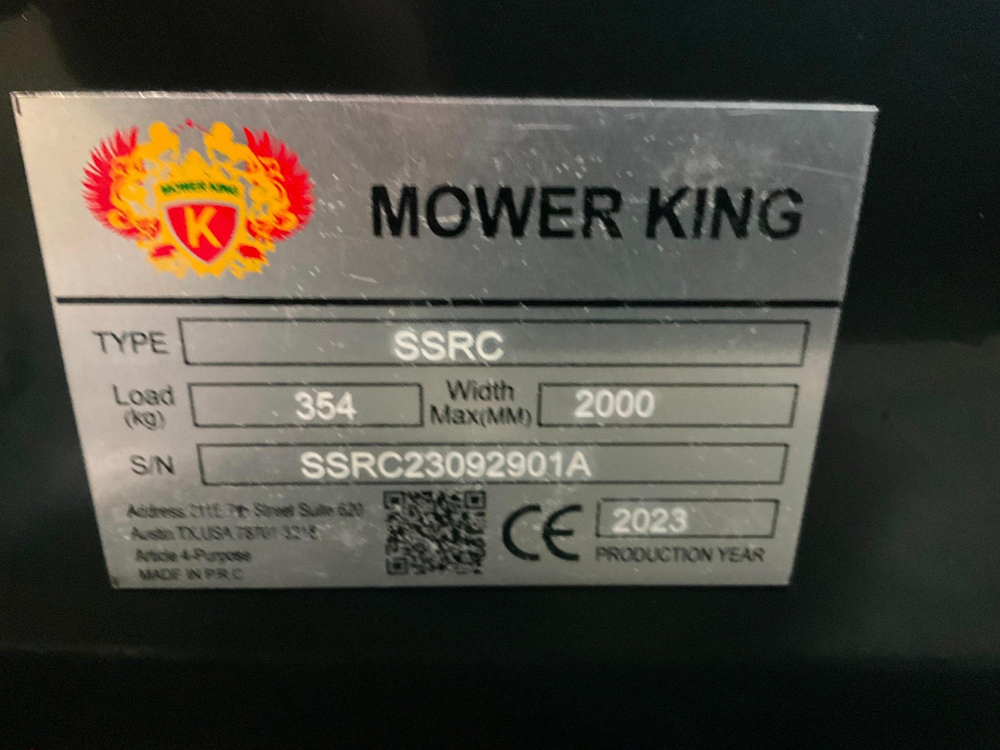 (INV70090) New Unused Mower King Model SSRC Brush Cutter Skid Steer Attachment