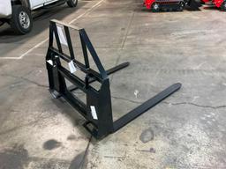 (INV70054) New Unused Mower King Model SA Skid Steer Forks