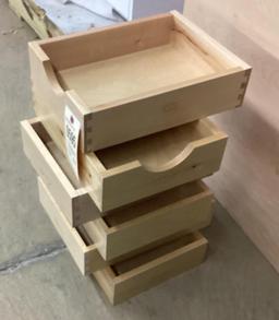 6 Drawers 10" Wide 13.5 Deep