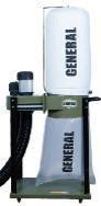 General 10-030M 1HP 7Amp Commercial Dust Collector (110V 1Phase) New in box