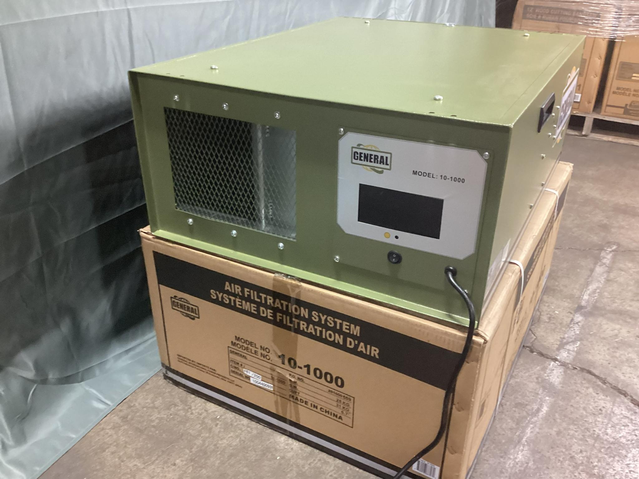 General Model 10-1000 Air Filtration System. New In Box