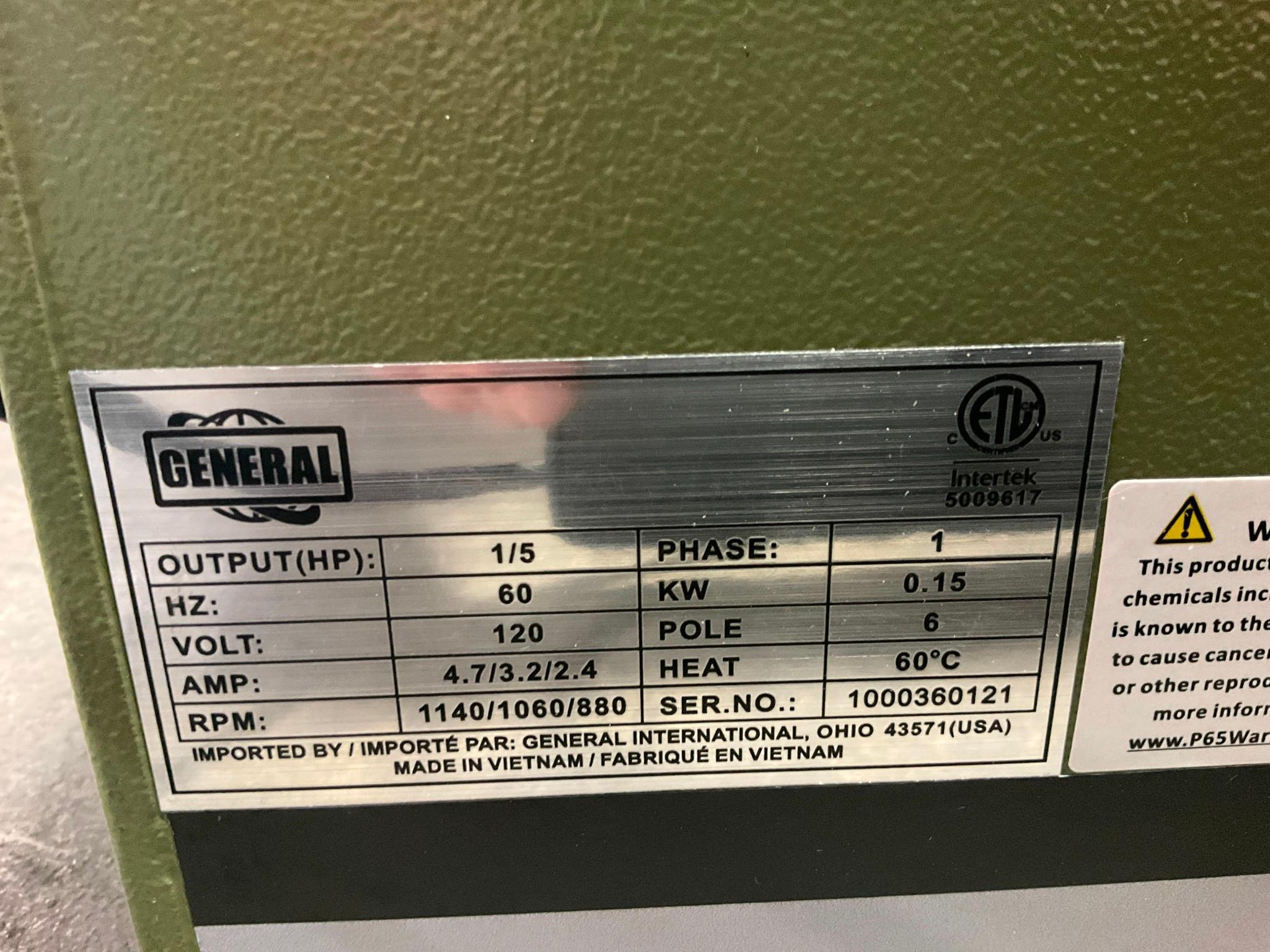 General Model 10-1000 Air Filtration System. New In Box