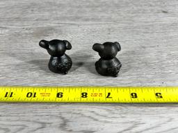 2- Cast Iron Pups marked Griswold