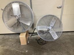 2 - 30" Fans, 1 TPI Corporation, 1 Strongway, 120 Volt