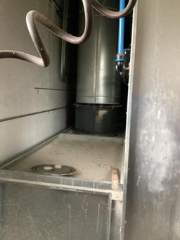 R and S Sheet Metal Pass Through Spray Booth. Inside Dimensions Are 170" Long x 144" Wide. Like New.