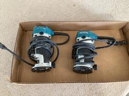 2 Makita RT0701C 120 Volt Routers