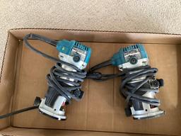 2 Makita RT0701C 120 Volt Routers