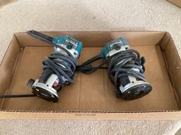 2 Makita RT0701C 120 Volt Routers