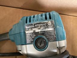 2 Makita RT0701C 120 Volt Routers