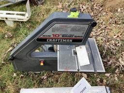 Craftsman 10" Benchtop Bandsaw, Ryobi 10" Table Saw