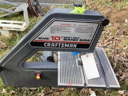 Craftsman 10" Benchtop Bandsaw, Ryobi 10" Table Saw