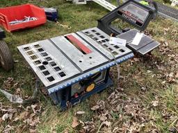 Craftsman 10" Benchtop Bandsaw, Ryobi 10" Table Saw