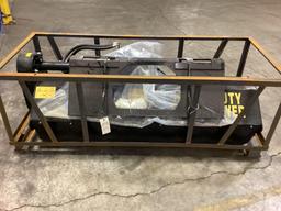 New Unused Mower King Model SSEFGC175 Hydraulic Flail Mower Skid Loader Attachment