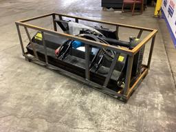 New Unused Mower King Model SSEFGC175 Hydraulic Flail Mower Skid Loader Attachment