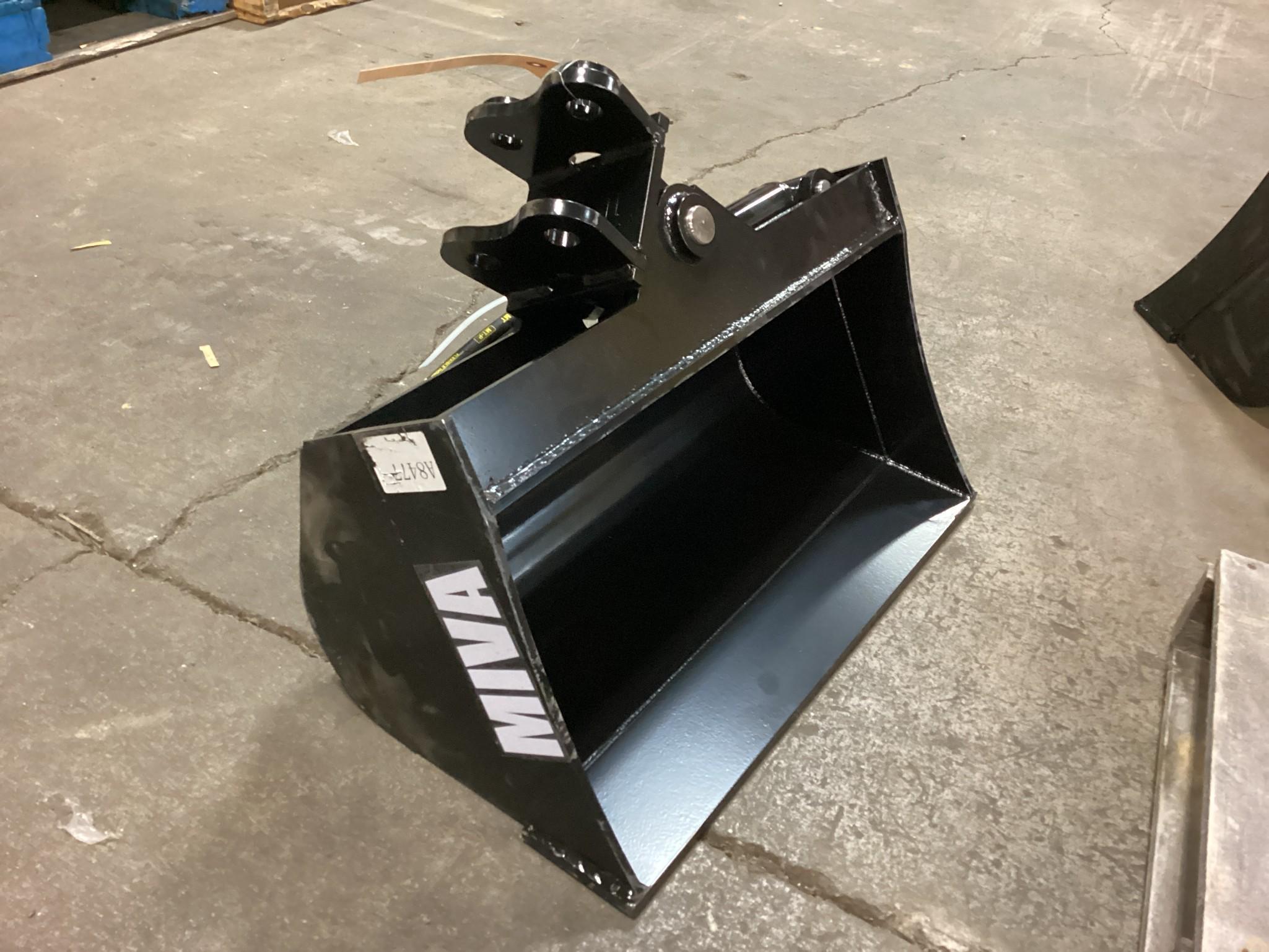 New Unused Miva 24 Inch Tilting Bucket Mini Excavator Attachment