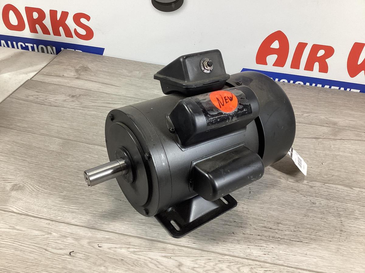 New Unused 3 Hp 230 Volt 1 Phase Electric Motor, 3450 Rpm