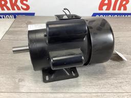 New Unused TEFC AC Induction Electric Motor, 1 Hp 230 Volt 1 Phase, 3450 rpm