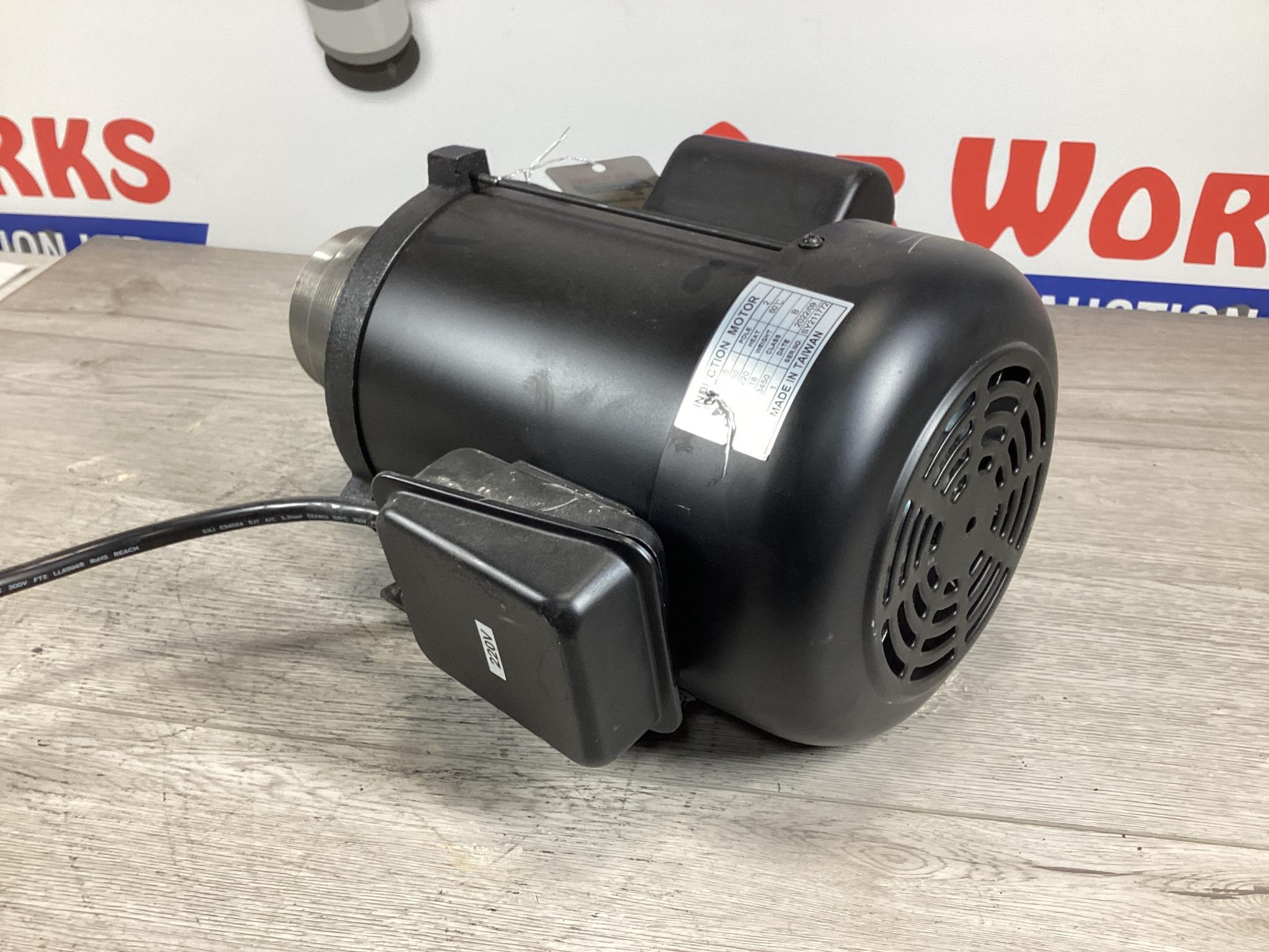 7.5 Hp 220/440 Volt 3 Phase Induction Electric Motor,3450 rpm