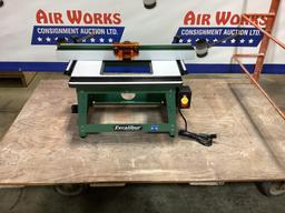 New Unused Excalibur Benchtop Router Table