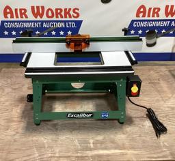 New Unused Excalibur Benchtop Router Table