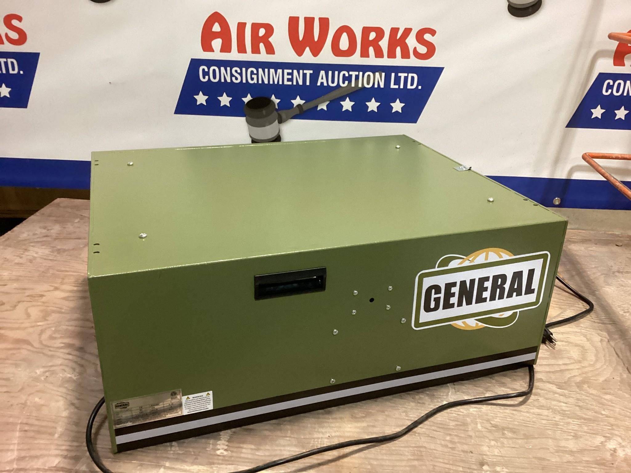 New Unused General Model 10-1000 Air Filtration System