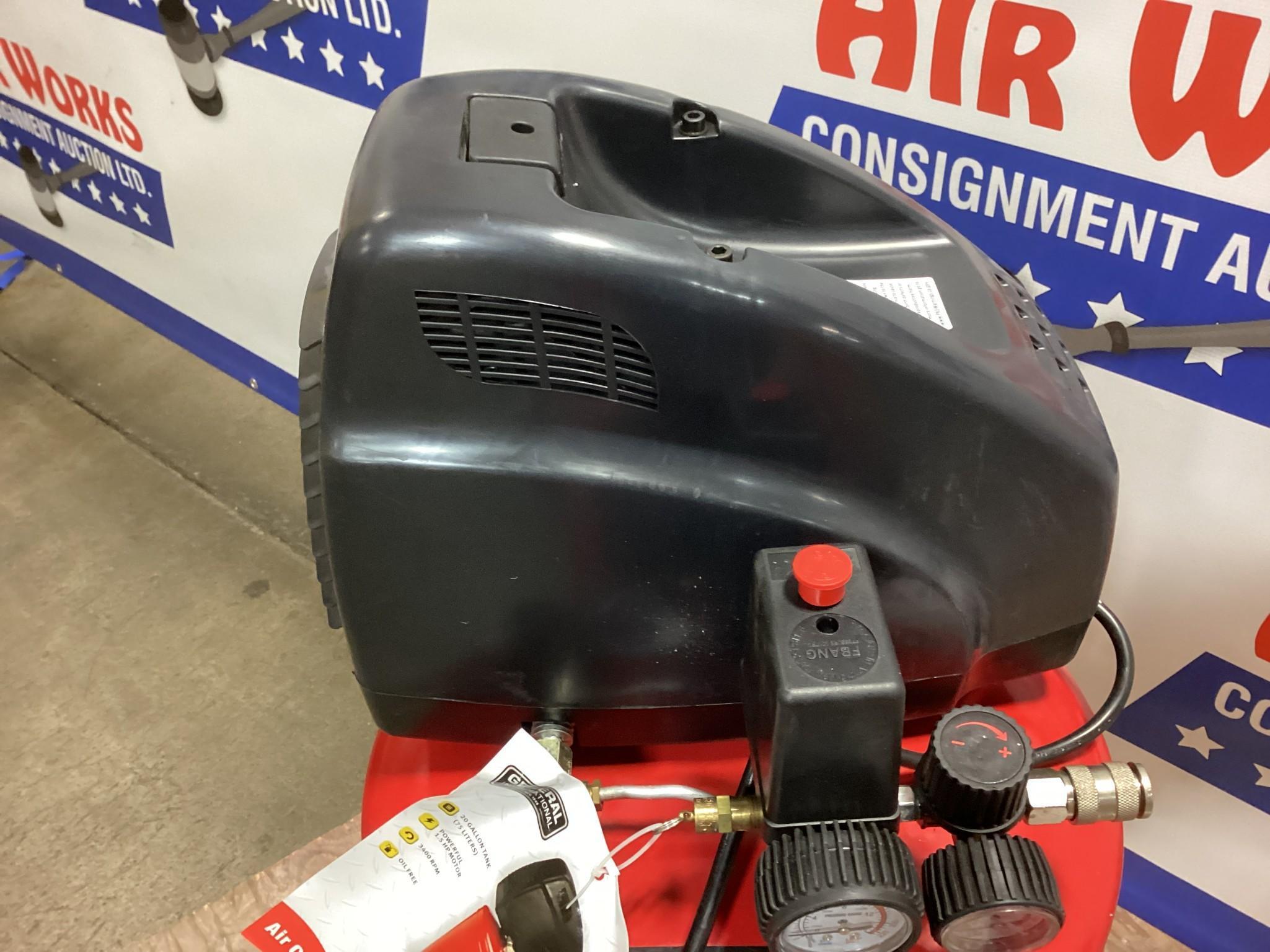 New Unused General Model AC1220 Air Compressor, 20 Gallon Tank