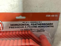 New Unused General Model 40-175 Horizontal Feather boards For Router Tables 2 Sets of 2