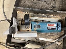 Freud 4" Biscuit Joiner Model JS100, 115 Volt, / Senco Finish Pro 35 - 15 Gauge Brad Nailer