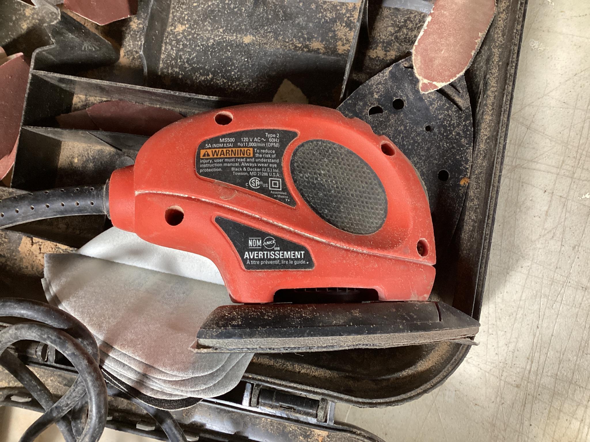 Box Lot Of Power Tools