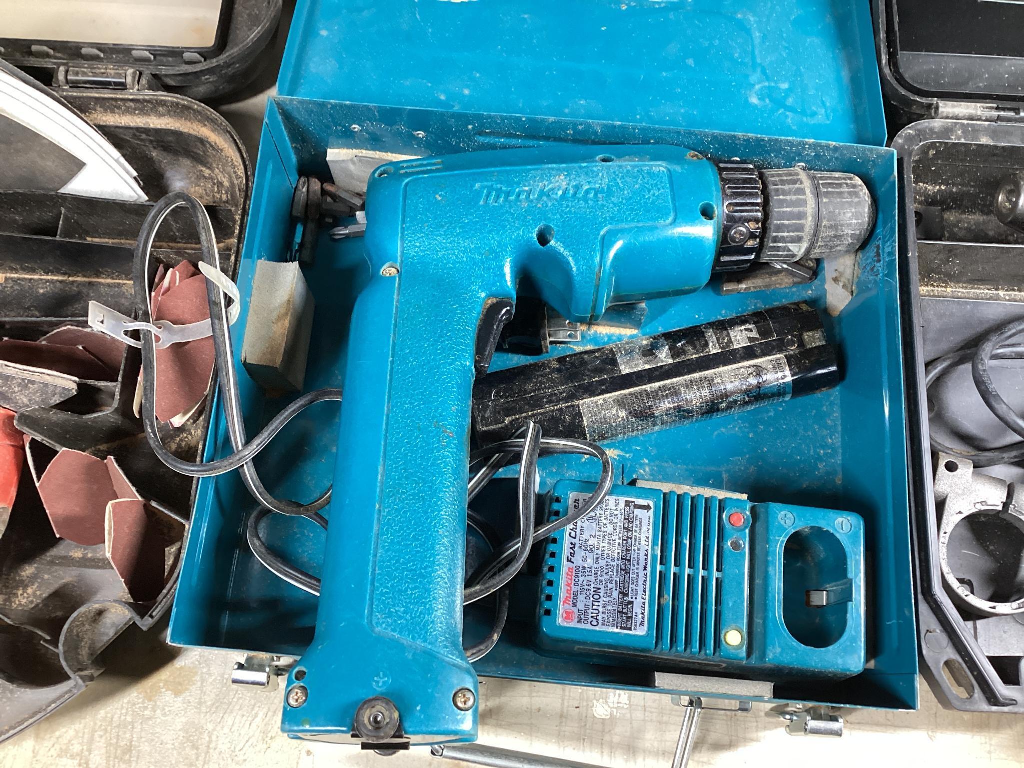 Box Lot Of Power Tools