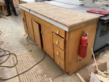 22" x 74" Storage Workbench