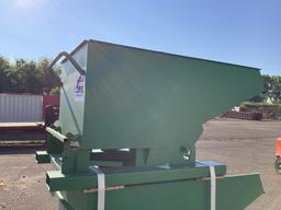 (Inv.184) New Unused EINGP Model TG50 Self Dumping Hopper, 0.5 Cubic Yard