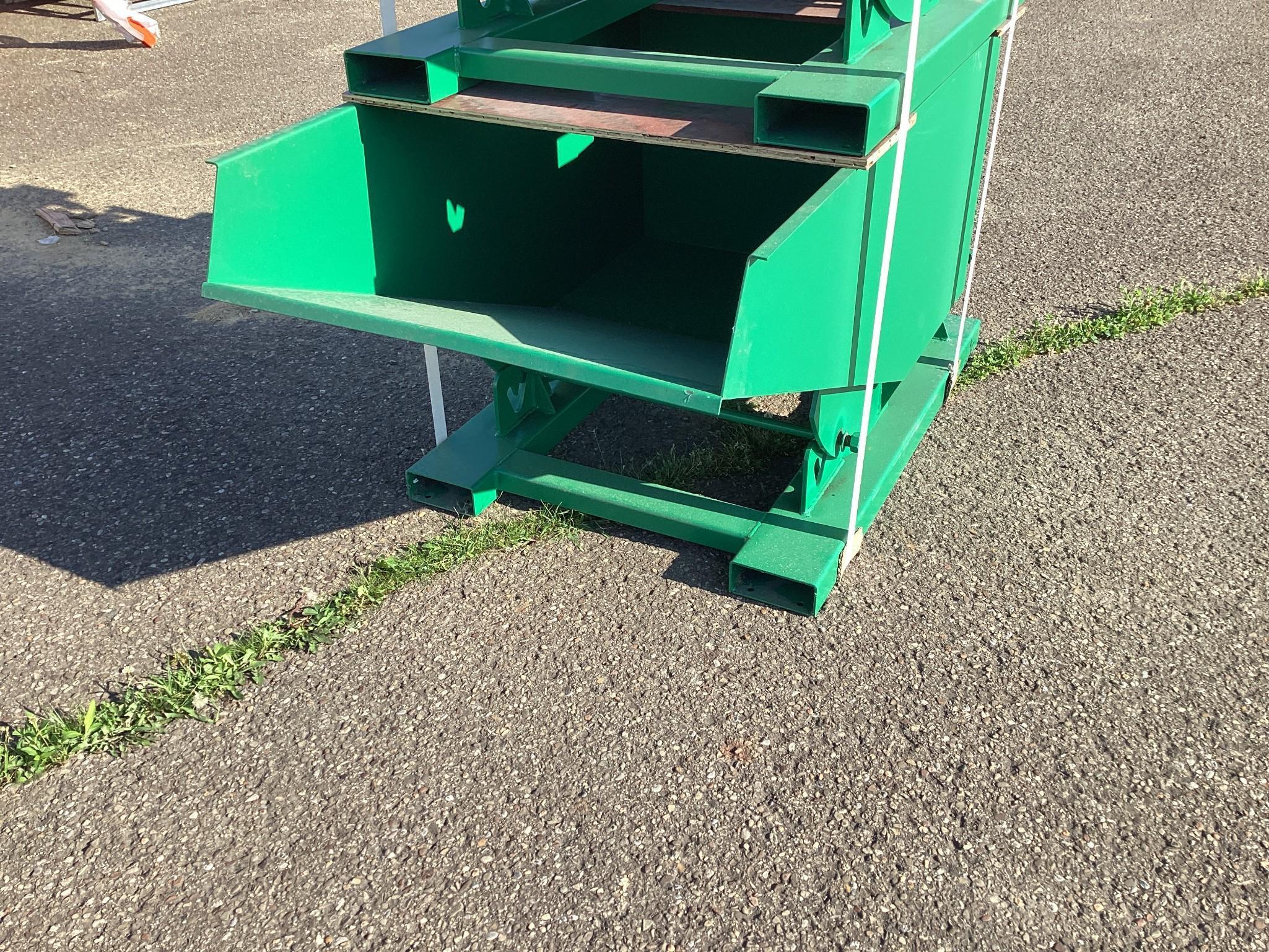 (Inv.185) New Unused EINGP Model TG50 Self Dumping Hopper, 0.5 Cubic Yard