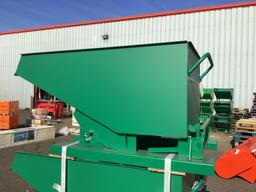 (Inv.185) New Unused EINGP Model TG50 Self Dumping Hopper, 0.5 Cubic Yard