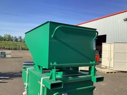 (Inv.185) New Unused EINGP Model TG50 Self Dumping Hopper, 0.5 Cubic Yard
