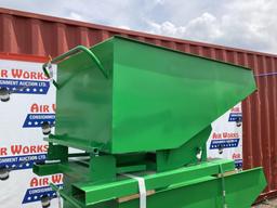 (Inv.44B) New Unused EINGP Model TG50 Self Dumping Hopper, 0.5 Cubic Yard