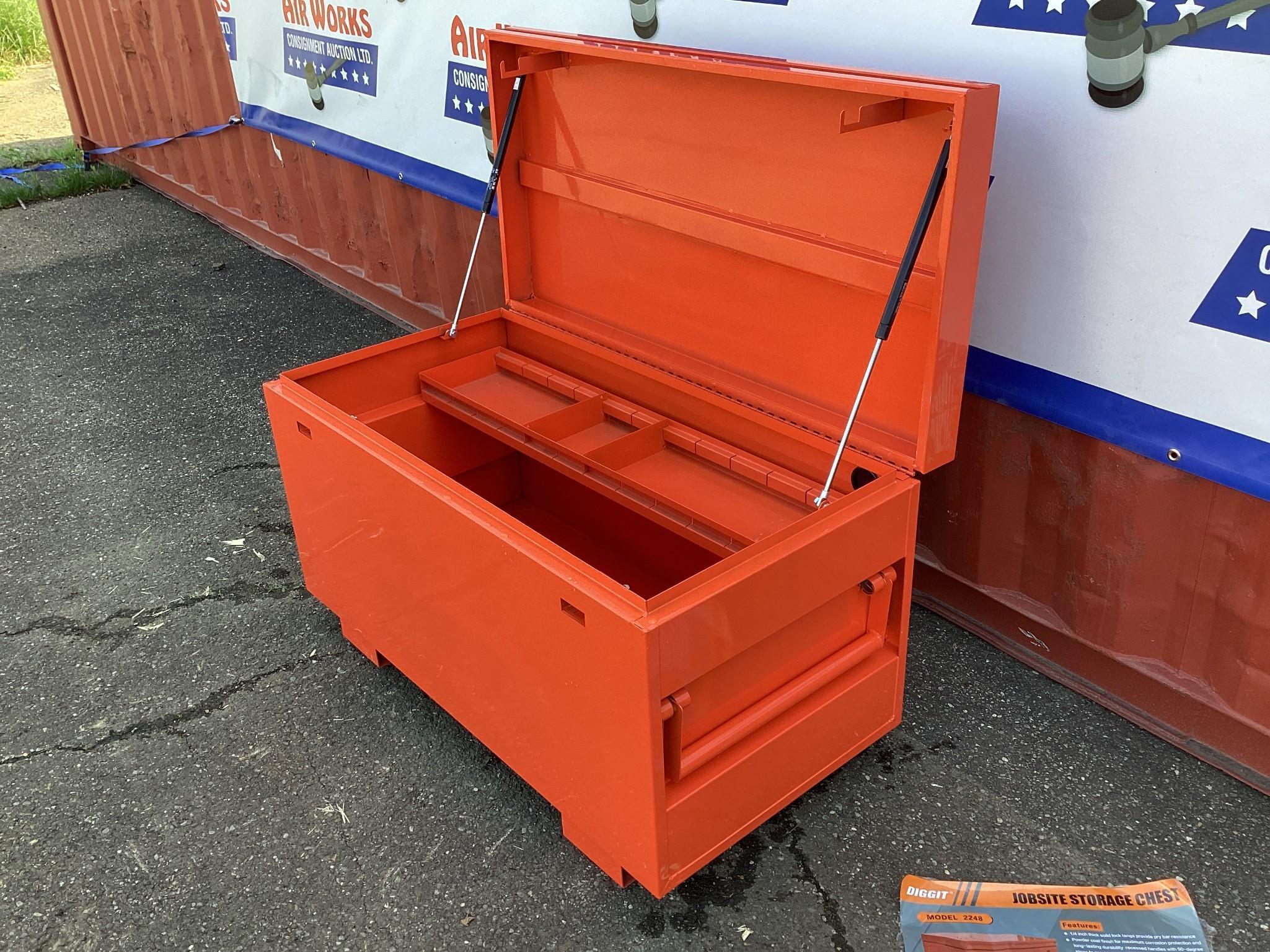 (Inv.79) New Unused Diggit Model D2248 Steel Tool Storage Chest