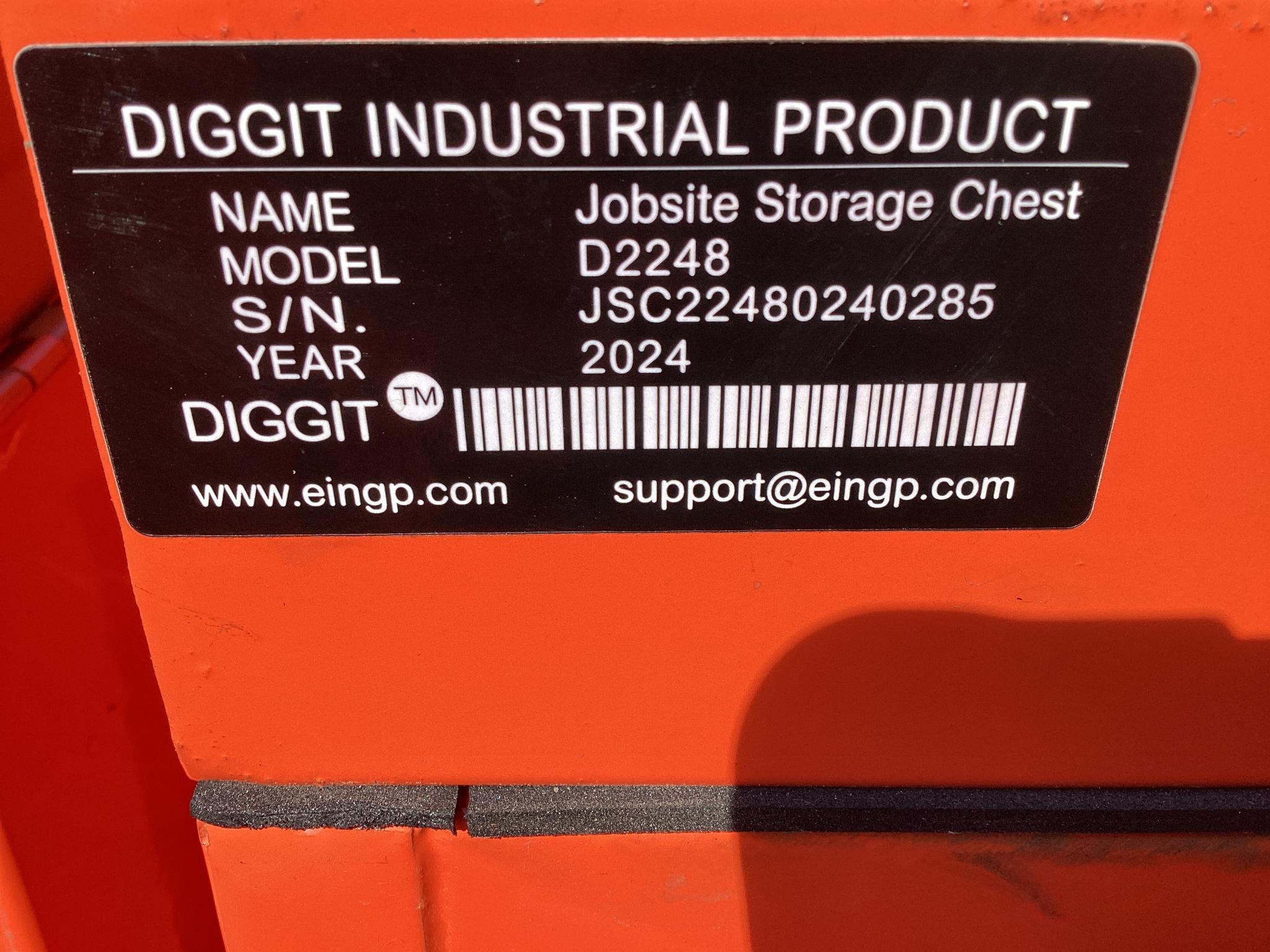 (Inv.79) New Unused Diggit Model D2248 Steel Tool Storage Chest
