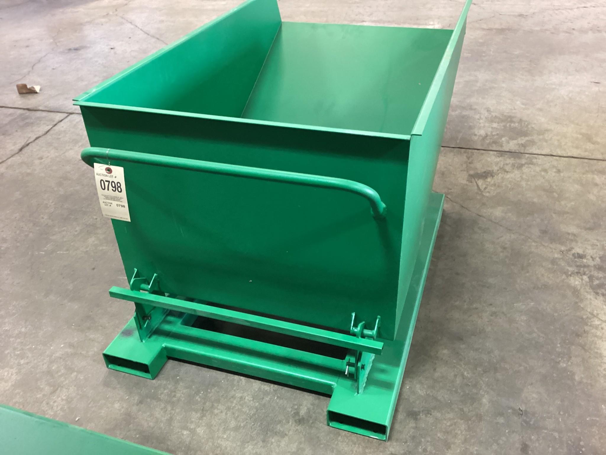 New Unused EINGP Model TG50 Self Dumping Hopper, 0.5 Cubic Yard