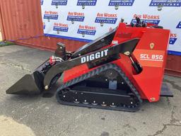 (Inv.99) New Unused Diggit Model SCL850 Tracked Skid Loader with Auxiliary Hydraulics